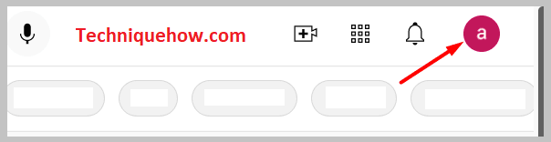 top right corner