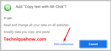 Add Extentaion
