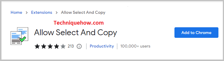 Allow Select and Copy