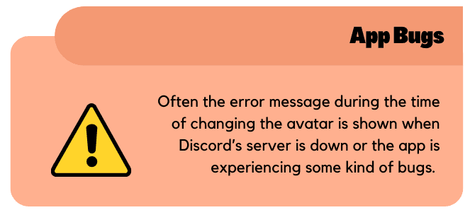 App bugs on discord