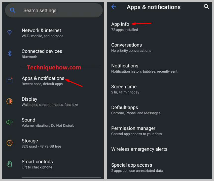 Apps Settings