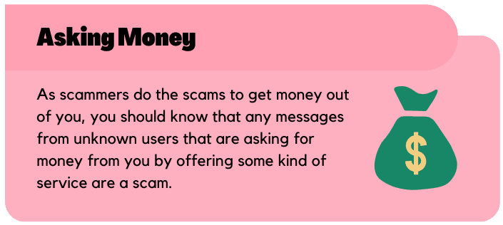 Asking money