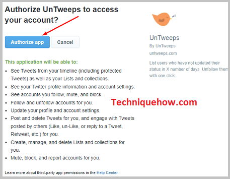 Authorize app
