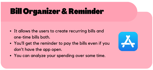 Bill Organizer & Reminder