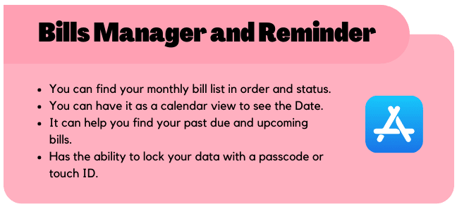 Bills Manager and Reminder