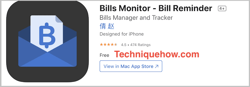 Bills-Monitor-app
