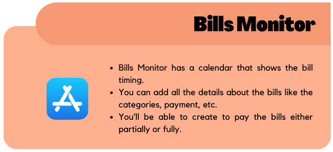 Bills Monitor