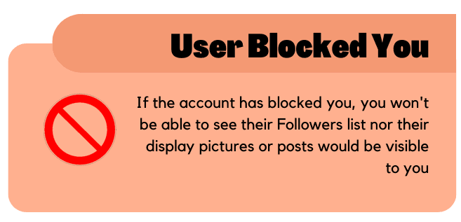 Blocked you
