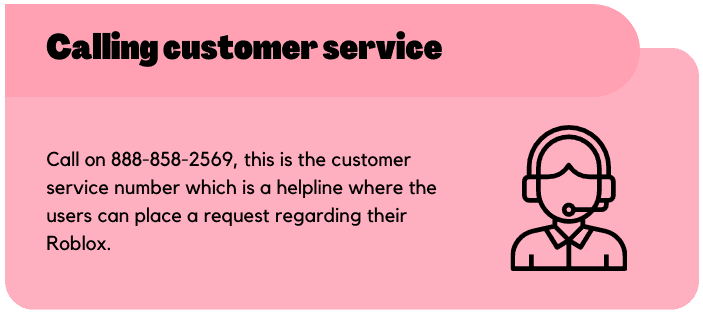 Calling customer service