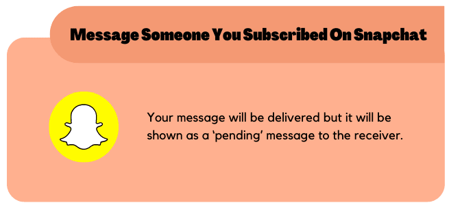 Can you Message Someone You Subscribed to on Snapchat