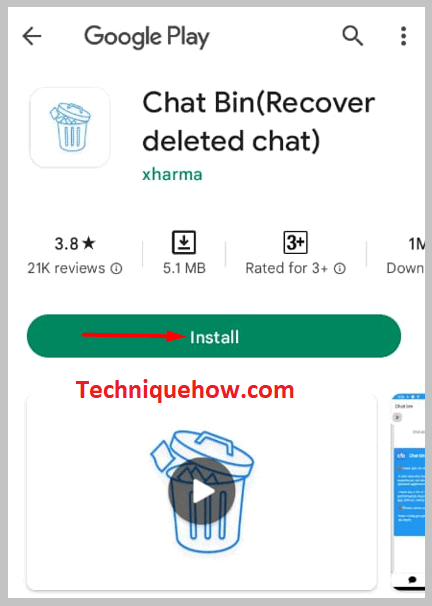 Chat Bin (Recover deleted chat)