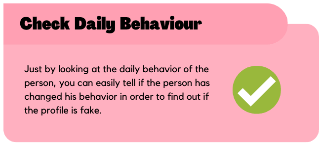 Check Daily Behaviour