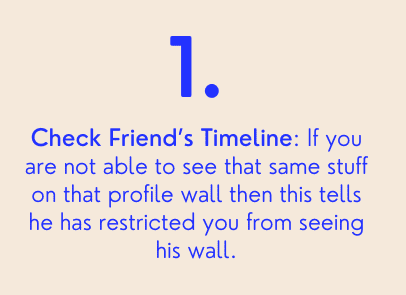 Check Friend’s Timeline vs Mutual Friend’s Timeline