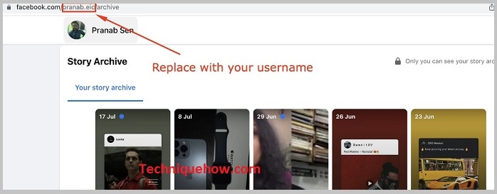 Check story viewer link