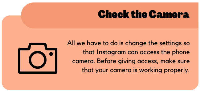 Check the Camera