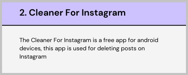 Cleaner-For-Instagram