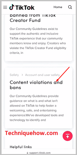 Click Contant Violations and Bans