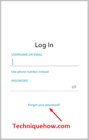 Click Forget your password