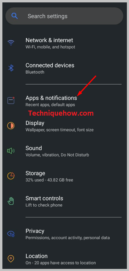 Click on Apps