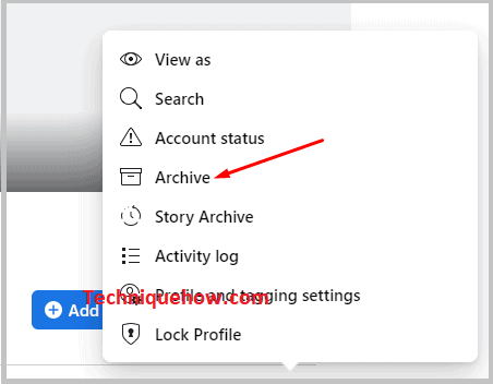 Click on Archive Option