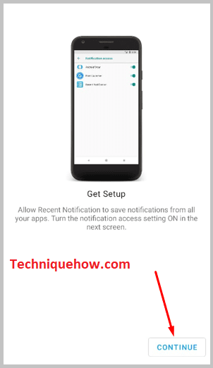 Click on CONTINUE