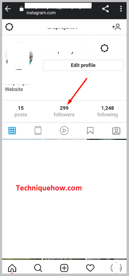 Click on 'Followers'.