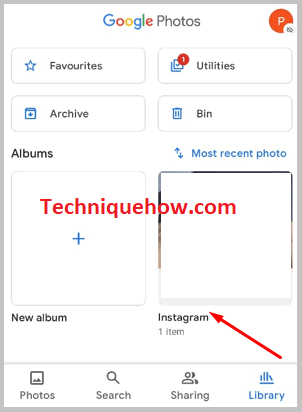 Click on Instagram Post