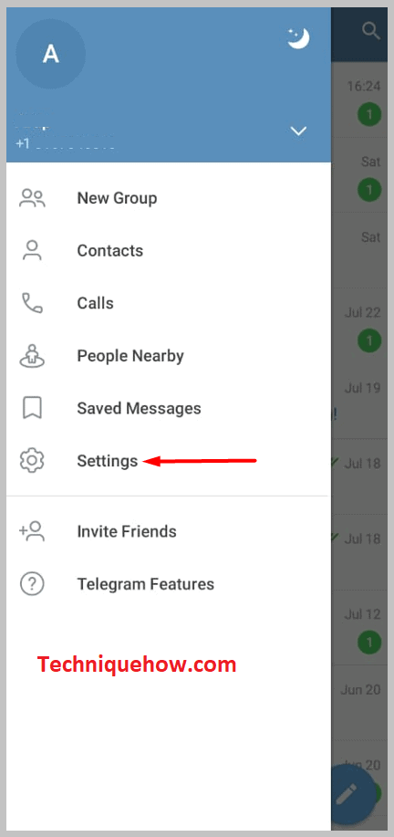 Click on “Settings” 123