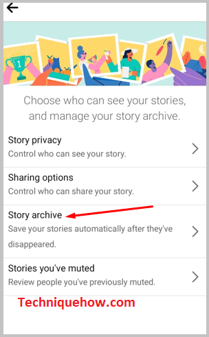Click on Story Archive