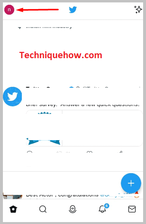 Click on profile Icon
