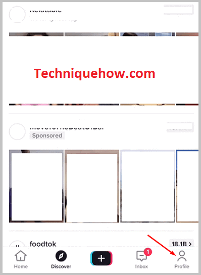 Click on profile icon