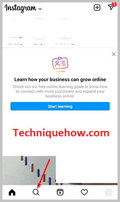 Click on search icon
