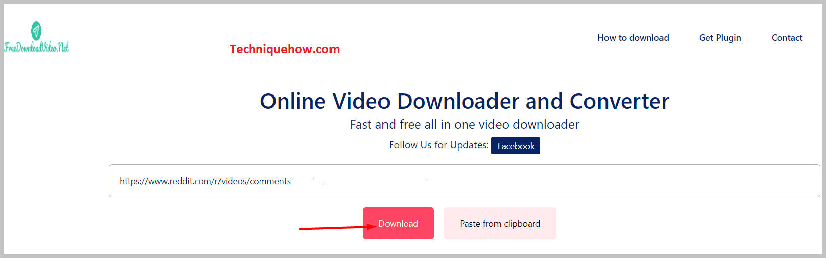 Click on the 'Download' button and then select 