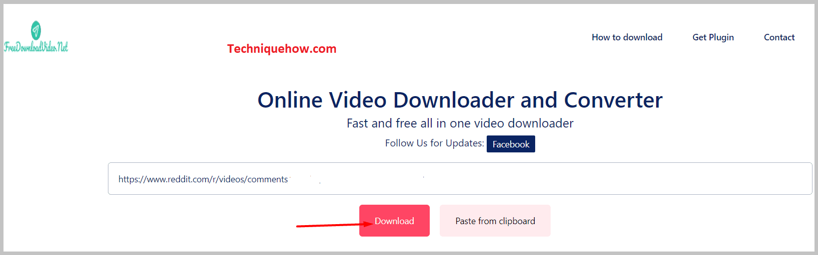 Click on the 'Download' button and then select