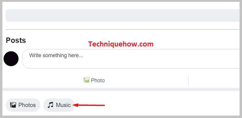 Click on the 'Music' option on pc 