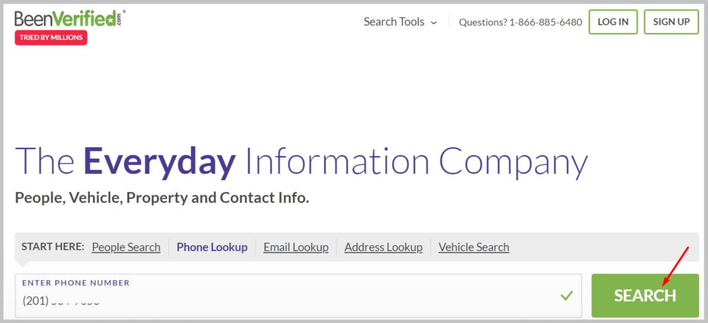 Click on the Search button.