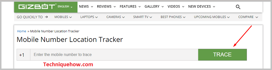 Click on trace
