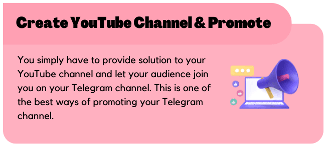 Create YouTube channel and Promote