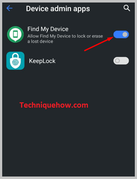 Device Policy app and then confirm it