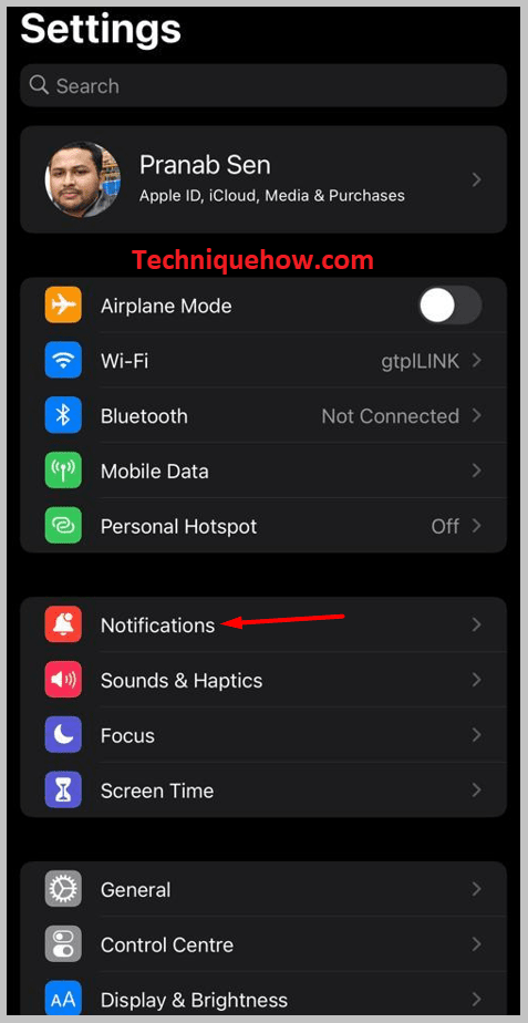 Disable all the WhatsApp notifications