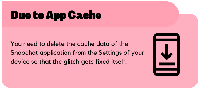 Due to App Cache
