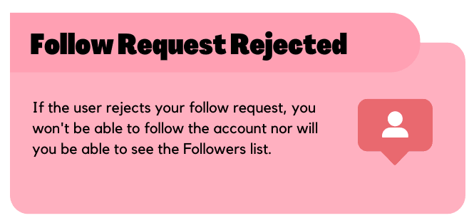 Follow request rejected
