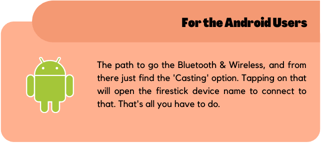 For the android users