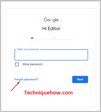 Forget Password