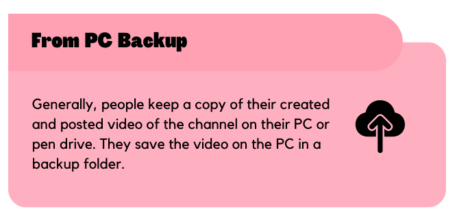 From PC Backup