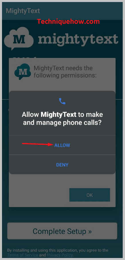 Grant the required access contact might app