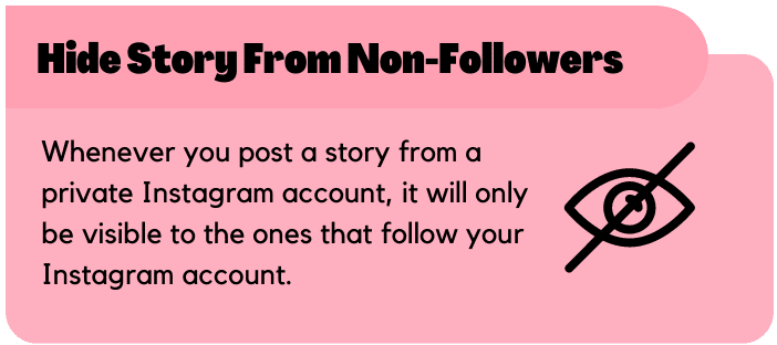 Hide story from non-followers