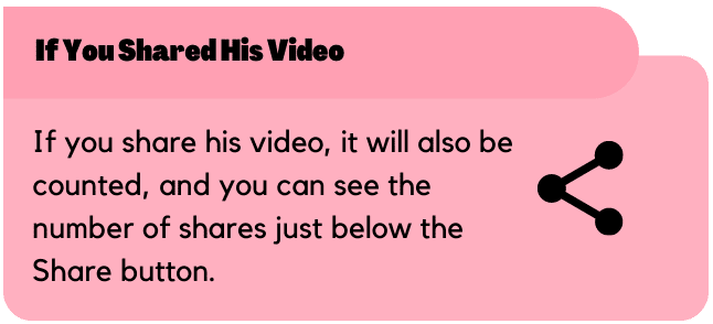 If you Shared His Video