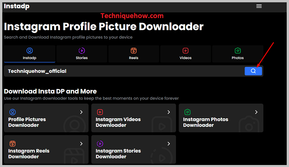 Instagram Profile Picture Downloader
