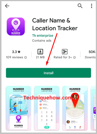 Install Caller Name & Location Tracker
